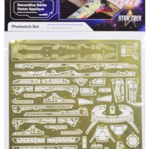 Photoetch Set for Klingon Kronos One Spaceship “Star Trek VI: The Undiscovered Country” (1991) Movie 1/350 Scale by Polar Lights