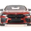 2020 BMW M8 Coupe Red Metallic with Carbon Top 1/18 Diecast Model Car by Minichamps