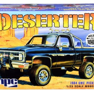 Skill 2 Model Kit 1984 GMC Pickup Truck (Molded in White) “Deserter” 1/25 Scale Model by MPC