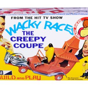 Skill 2 Snap Model Kit The Creepy Coupe with Big Gruesome and Little Gruesome Figurines “Wacky Races” (1968) TV Series 1/25 Scale Model by MPC