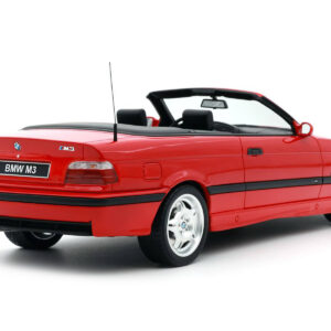 1995 BMW E36 M3 Convertible Bright Red Limited Edition to 2500 pieces Worldwide 1/18 Model Car by Otto Mobile