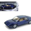 Ferrari Mondial 8 Blue 1/18 Diecast Model Car by Hot Wheels