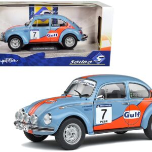 Volkswagen Beetle 1303 #7 Mathias Fahlke – Pernilla Sterner “Gulf Oil” Rally Cold Balls (2019) “Competition” Series 1/18 Diecast Model Car by Solido