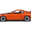 1993 Toyota Supra MK4 (A80) RHD (Right Hand Drive) Orange Metallic with Black Hood 1/18 Diecast Model Car by Solido