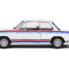 1971 BMW 2002 Tii Turbo “Evocation” White with Stripes 1/18 Diecast Model Car by Solido