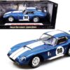 1965 Shelby Cobra Daytona Coupe #98 Blue 1/18 Diecast Model Car by Shelby Collectibles