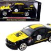 2008 Ford Shelby Mustang #08 “Terlingua” Black and Yellow “Shelby Collectibles Legend” Series 1/18 Diecast Model Car by Shelby Collectibles