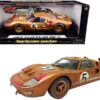 1966 Ford GT-40 MK II #5 Gold After Race (Dirty Version) 1/18 Diecast Model Car by Shelby Collectibles