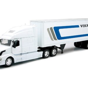 Volvo VN-780 Truck with Dry Van Trailer White “Long Haul Truckers” Series 1/32 Diecast Model...