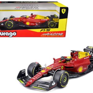 Ferrari F1-75 #16 Charles Leclerc “Giallo Modena” 2nd Place Formula One F1 Italian GP (2022)...