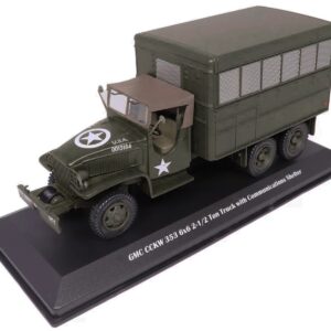 GMC CCKW 353 6×6 2-1/2 Ton Truck with Communications Shelter Olive Drab “United States Army”...