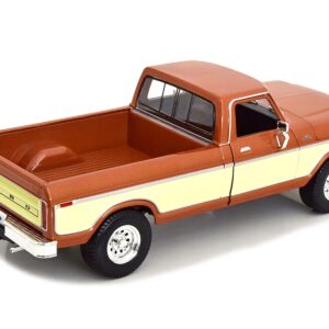 1979 Ford F-150 Ranger Pickup Truck Brown Metallic and Cream “Special Edition” 1/18 Diecast...