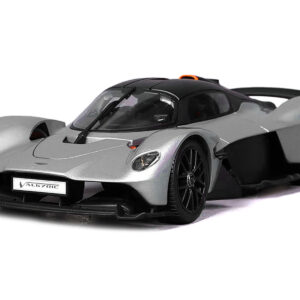 Aston Martin Valkyrie Silver Metallic with Matt Black Top “Special Edition” Series 1/18 Diecast...