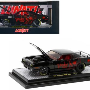 1971 Plymouth Hemi Barracuda Black Metallic with Red Interior “Voodoo by Lunati” Limited...