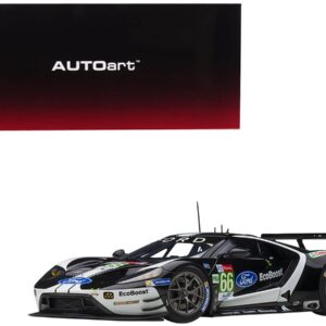 Ford GT #66 Stefan Mucke – Olivier Pla – Billy Johnson 24H of Le Mans (2019) 1/18 Model Car...