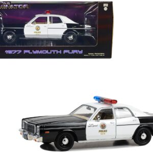 1977 Plymouth Fury Black and White “Metropolitan Police” “The Terminator” (1984)...