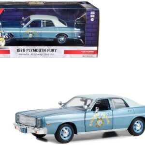 1978 Plymouth Fury Slicktop Blue Metallic with White Top “Nevada Highway Patrol” “Hot...
