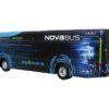 Nova Bus LFSe Electric Transit Bus “Bring Life to Your City” Black and Blue with Graphics 1/87 (HO) Diecast Model by Iconic Replicas