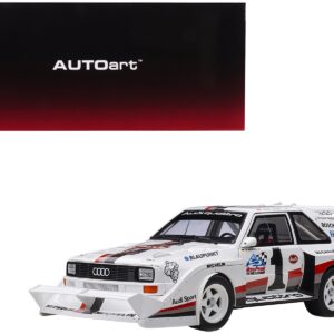 Audi Quattro S1 #1 Walter Roehrl Winner Pikes Peak (1987) 1/18 Model Car by Autoart