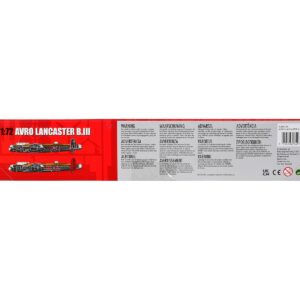 Level 3 Model Kit Avro Lancaster B.III Bomber Aircraft with 2 Scheme Options 1/72 Plastic Model Kit by...
