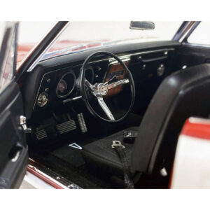 1968 Pontiac Firebird “First Ram Air II – Weidner Pontiac” White and Red with Stripes...