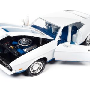 1972 Ford Mustang Sprint White with Blue Stripes “Class of 1972” “American Muscle”...