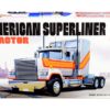 Skill 3 Model Kit American Superliner Semi Tractor 1/24 Scale Model by AMT