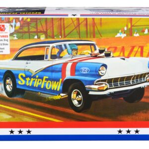 Skill 2 Model Kit 1956 Ford Victoria Hardtop 3 in 1 Kit 1/25 Scale Model by AMT