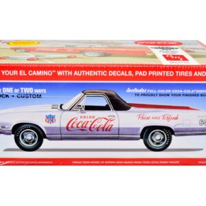 Skill 3 Model Kit 1968 Chevrolet El Camino SS and Soap Box Derby Racing Car 2 in 1 Kit “Coca-Cola”...
