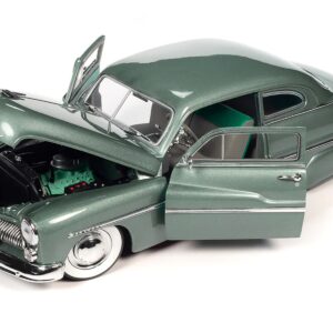 1949 Mercury Eight Coupe Berwick Green Metallic with Green and Gray Interior 1/18 Diecast Model Car by...