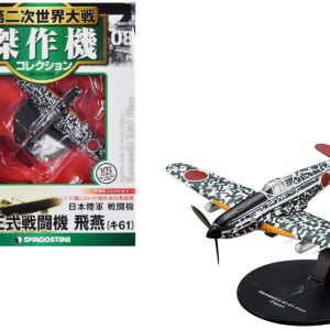 Kawasaki Ki-61 Hien Fighter Aircraft “Imperial Japanese Army Air Service” 1/72 Diecast Model...