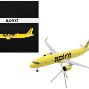 Airbus A321neo Commercial Aircraft “Spirit Airlines” (N702NK) Yellow “Gemini 200”...