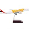 Boeing 777-300ER Commercial Aircraft “Emirates Airlines – Dubai Expo 2020” White with Orange Graphics “Gemini 200” Series 1/200 Diecast Model Airplane by GeminiJets