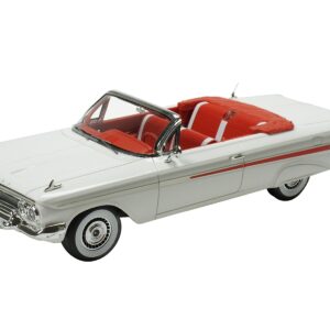 1961 Chevrolet Impala Convertible White with Red Interior Limited Edition to 240 pieces Worldwide 1/43...