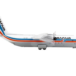 Lockheed L-100-30 Commercial Aircraft “Safair” White with Blue and Orange Stripes 1/400 Diecast...