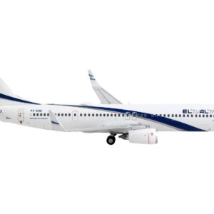 Boeing 737-900ER Commercial Aircraft “El Al Israel Airlines” White with Blue Stripes 1/400...