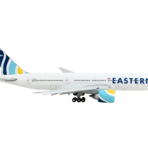 Boeing 777-200ER Commercial Aircraft with Flaps Down “Eastern Air Lines” White with Striped...