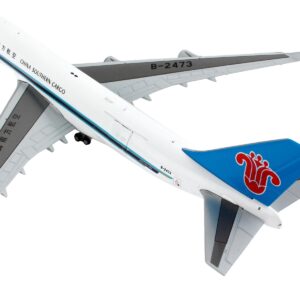 Boeing 747-400F Commercial Aircraft “China Southern Cargo” White with Black Stripes and Blue...