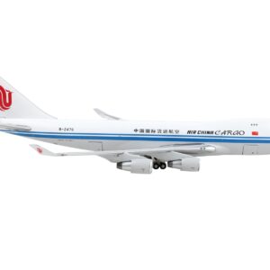 Boeing 747-400F Commercial Aircraft “Air China Cargo” White with Blue Stripes “Interactive...