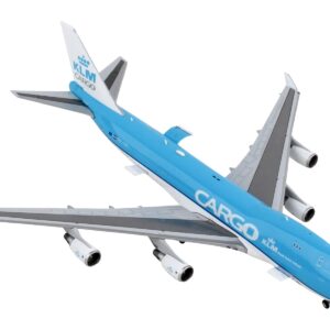 Boeing 747-400F Commercial Aircraft “KLM Royal Dutch Airlines Cargo” Blue and White “Interactive...