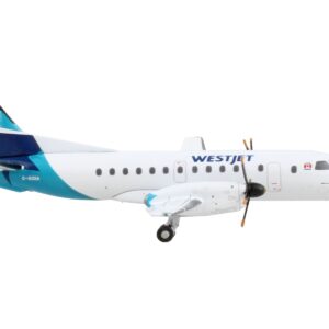 Saab 340B Commercial Aircraft “WestJet Airlines” White with Blue Tail 1/400 Diecast Model...