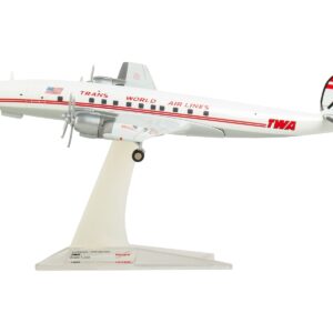 Lockheed L-1649A Jetstream Commercial Aircraft “TWA (Trans World Airlines)” (N8083H) White...
