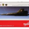 Lockheed SR-71A Blackbird Stealth Aircraft “9th Strategic Reconnaissance Wing Detachment 4 RAF Mildenhall” United States Air Force 1/200 Diecast Model Airplane by Herpa