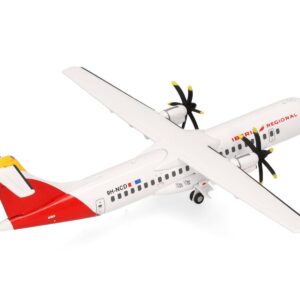 ATR 72-600 Commercial Aircraft “Iberia Regional” (9H-NCD) White with Red Tail 1/200 Diecast...