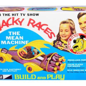 Skill 2 Snap Model Kit The Mean Machine with Dick Dastardly and Muttley Figurines “Wacky Races”...