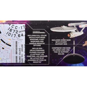 Skill 2 Model Kit U.S.S. Enterprise NCC-1701 Spaceship “Star Trek” (1966) TV Series 1/1000...