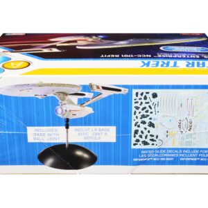 Skill 2 Snap Model Kit U.S.S. Enterprise NCC-1701 Refit Spaceship “Star Trek II: The Wrath of Khan”...
